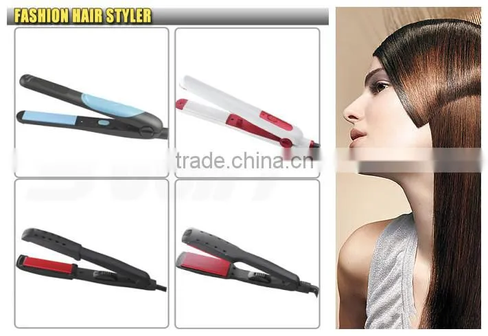 hot new year professional red color CE/RoHS approval ceramic coating hair straightener made in china wholesale