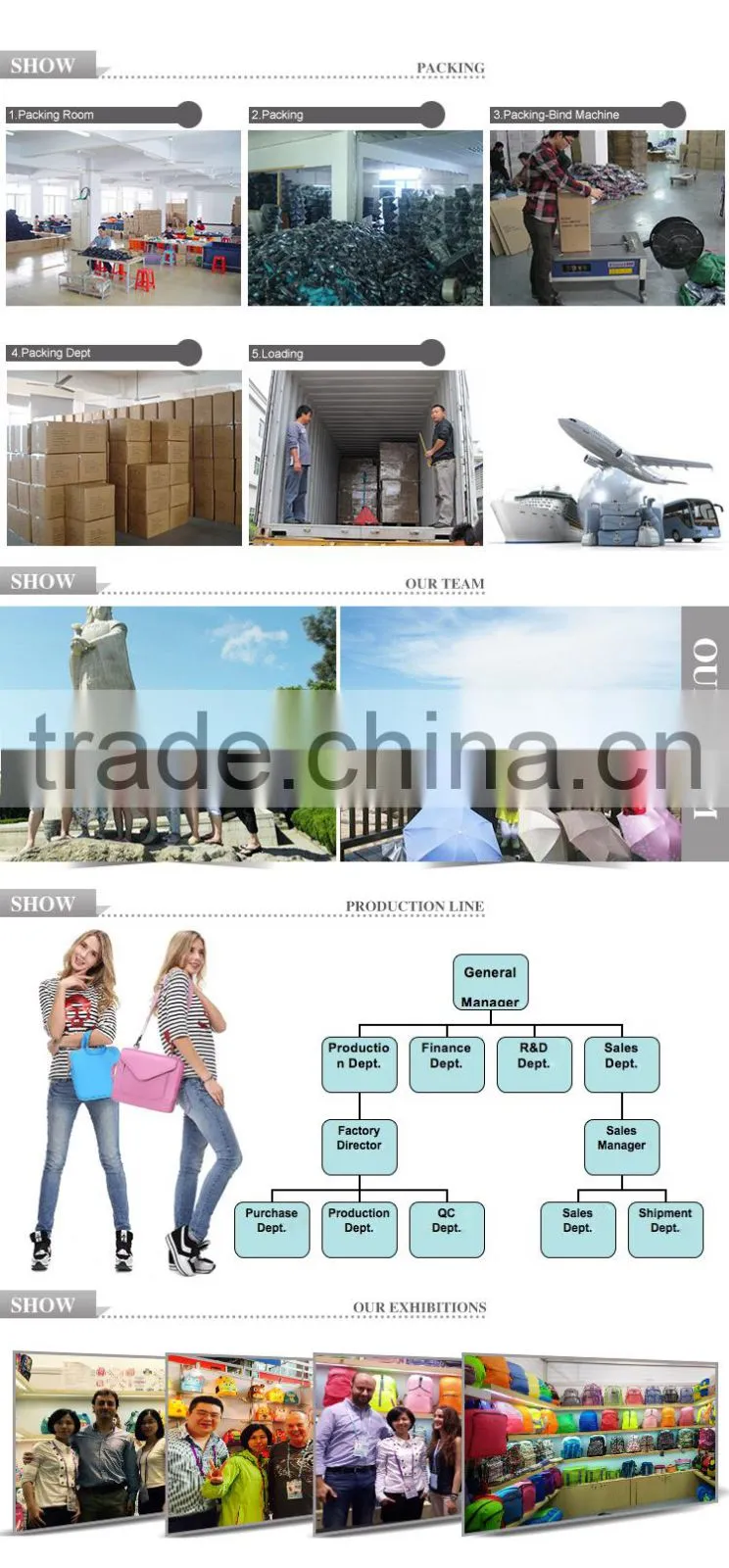 Hot sale travel eva luggage set