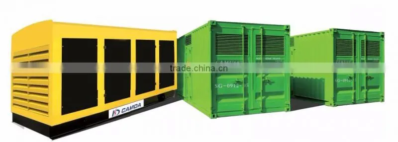 24--500KW power plant CAMDA H serires gas generator set for multifunction monitoring with CE and ISO certificate