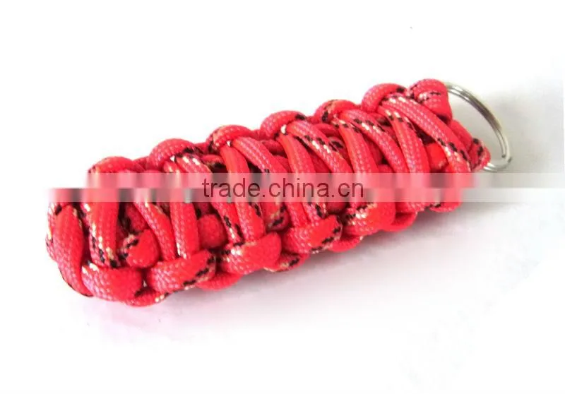 6' Paracord Lanyard, Key Chain, with Carabiner, and Key Ring
