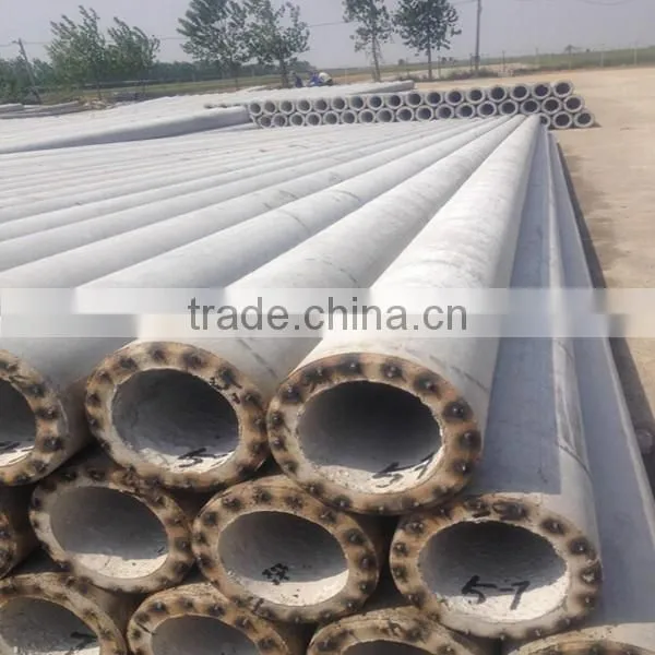 Durable Long Life Electric Concrete Pole Steel Mould with High Acuracy