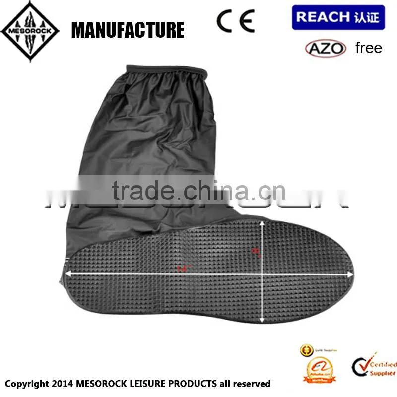 Lightweight Rain Day Motorcycle Bike Cycling Boot Foot Leg Cover Black Adult