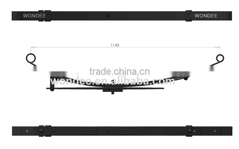 TC P50-7-3 Russia Truck Steel Pickup Truck Spring