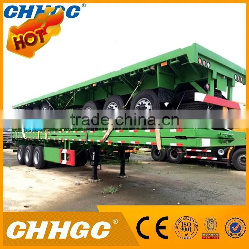 Best selling 40ft heavy flatbed semi trailer made in China
