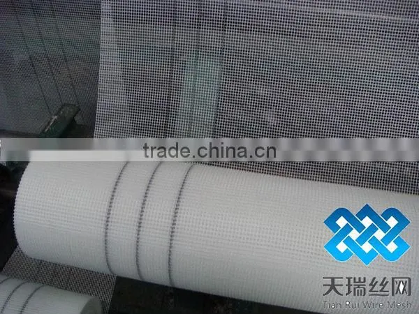 Orange color fiberglass mesh cloth (factory)