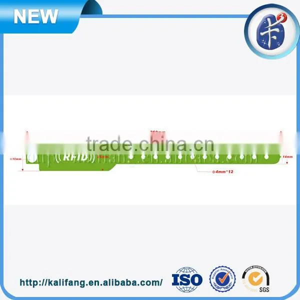 Red,Black,Yellow,Blue or customized disposable paper rfid wristband for sale
