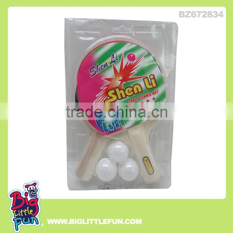 Wooden ping pong racket toy,ping pong bat