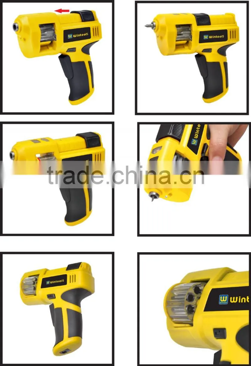 Wintools cordless tools 3.6v rechargeable li-ion cordless screwdriver 2014 New WT03007