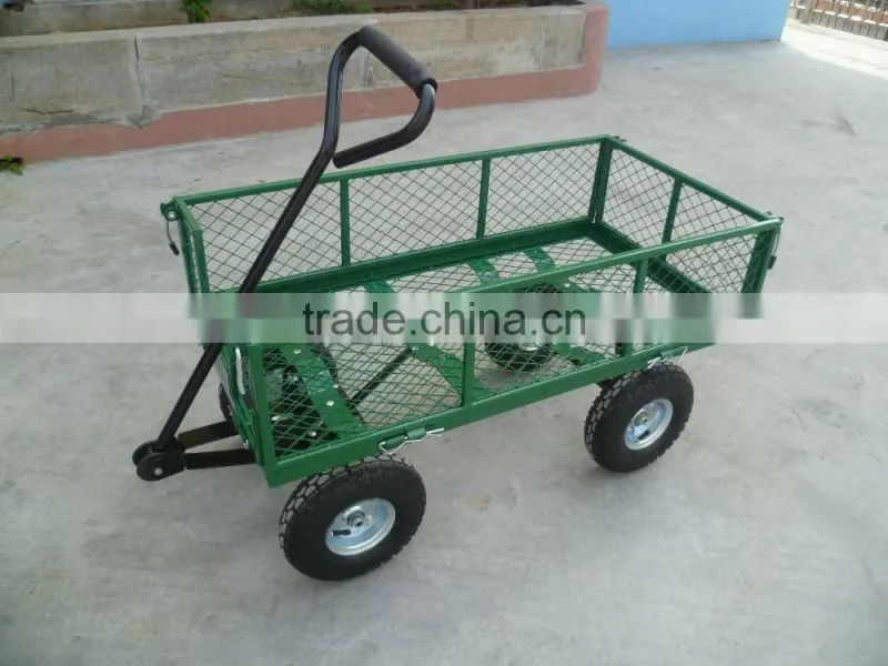 folding metal wagon beach hand cart