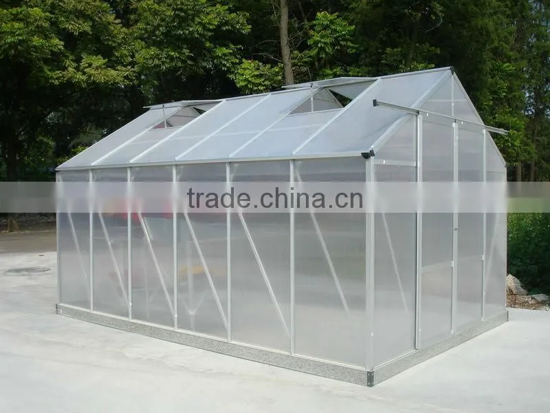 Outdoor polycarbonate expand farming growing greenhouse equipment