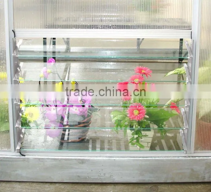 New kinds of Commercial Automatic Louver Opener glass greenhouse parts used for sale