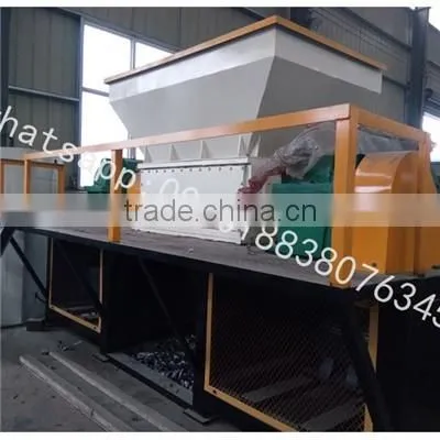 JT-400 Small model Double shaft Tire shredder machine with Low price