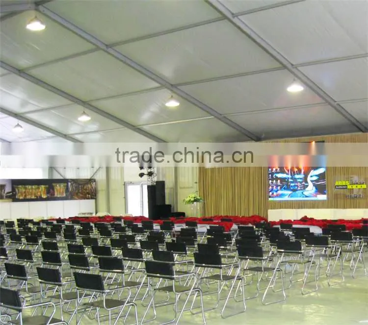 Best quallity multipurpose 20m glass event tent for sale