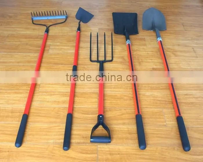 Bright appearance plastic covered custom cheap tool handle