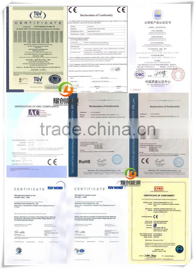 100W 12V solar panel solar panel mounting