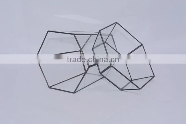 Micro Landscape Geometric Air Plant Succulent Glass Container Vase Pot Terrarium