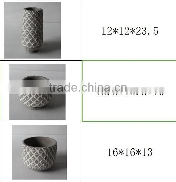 pineapple design garden pottery plant pot