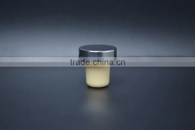 aluminum cap with synthestic cork for glass bottle T-shape cork