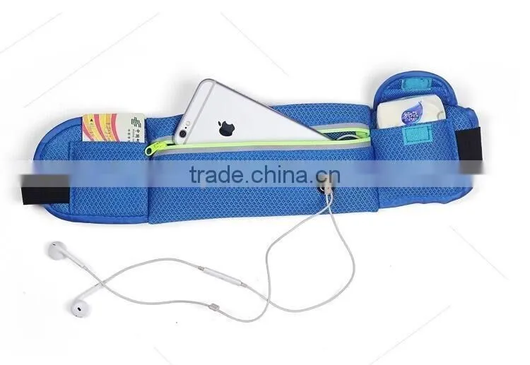 2016 Latest Outdoor Sports Running Waist Bag Fasion Design Anti-theft Running Waist Bag Running Belt For Sale