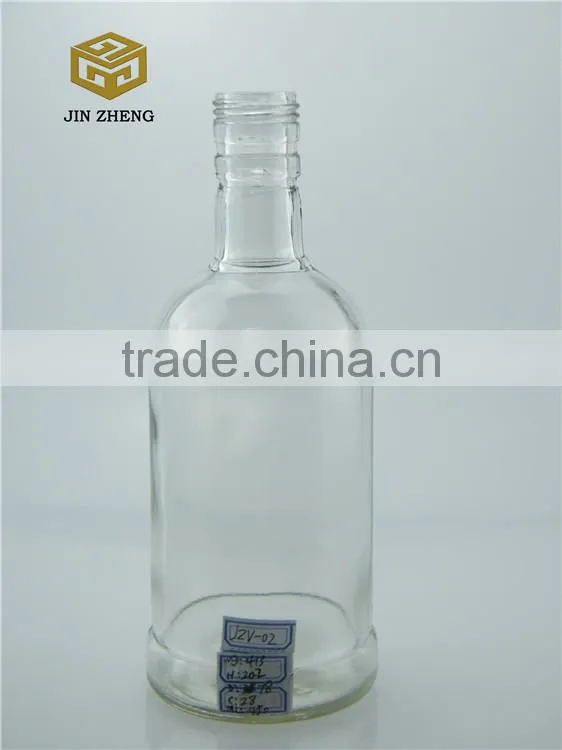 450ml 16oz empty glass bottle glass vodka bottle low price