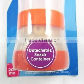Baby Sip Snack Sippie Cup Detachable Food Snack Container Keeper BPA Free 9 Oz