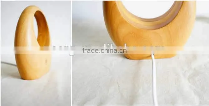 Elegant Intelligent Wood Table Lamp with-in Lithium Battery Gesture sensor control