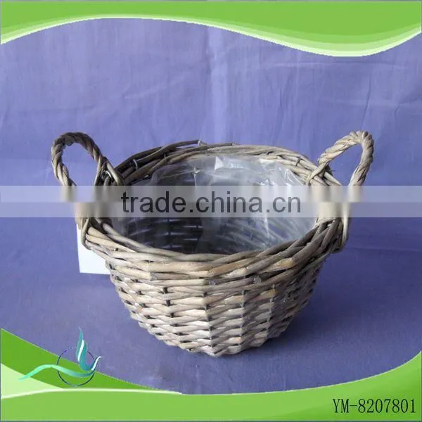 High quality and low price gift willow garden basket hot sales in 2014