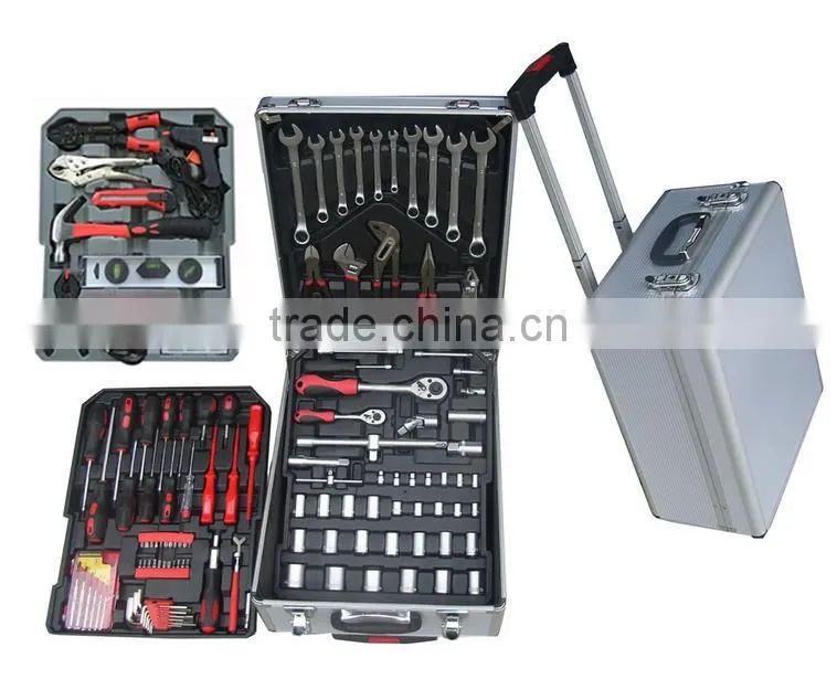 186pcs Aluminum Case socket set Tool Set Socket Wrench Set