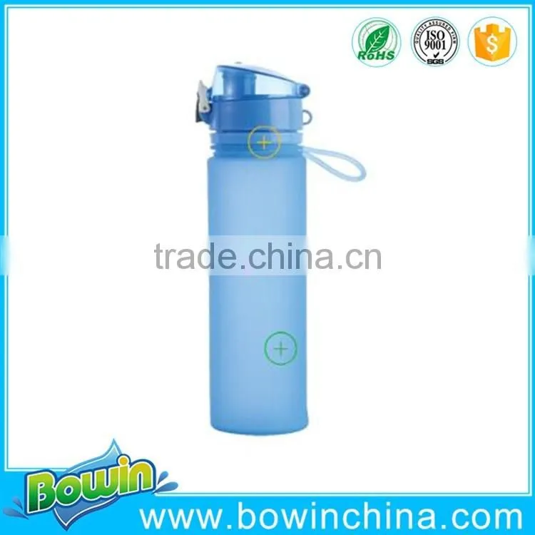 2016 new products Eco-friendly silicone foldable bottle as seen on tv