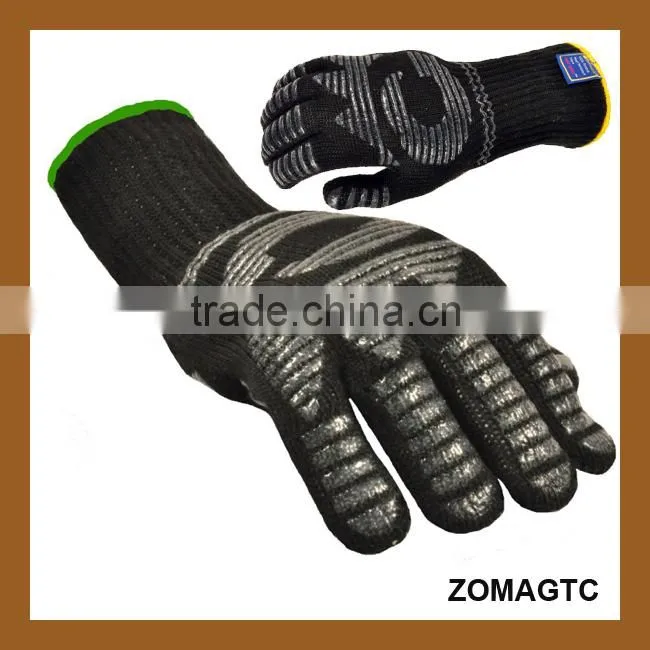 Amazon Silicon Heat Resistant Fireplace And Barbecue Pit Mitt BBQ Gloves,Kitchen Oven Use Heat Resistant Gloves