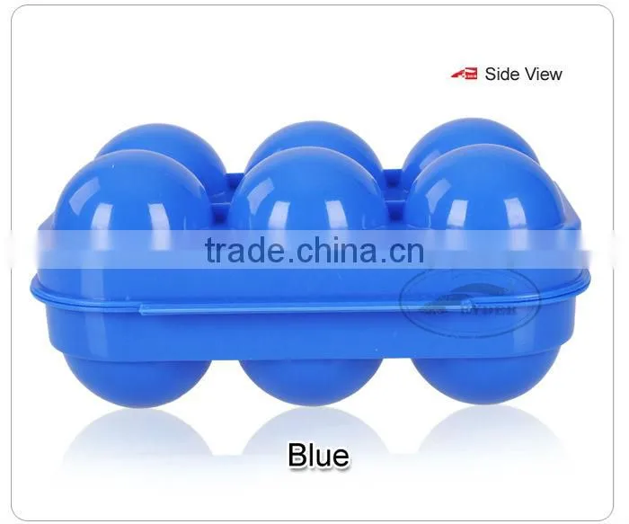 Plastic Camping 6 Egg Carrier