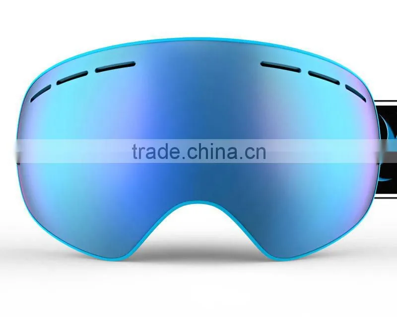 TPU frame and smoke REVO red lens ski goggle, snow goggles, snowboard goggles