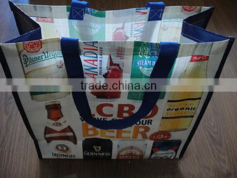 Promotional Reusable Laminated PP Woven Shoper Bag