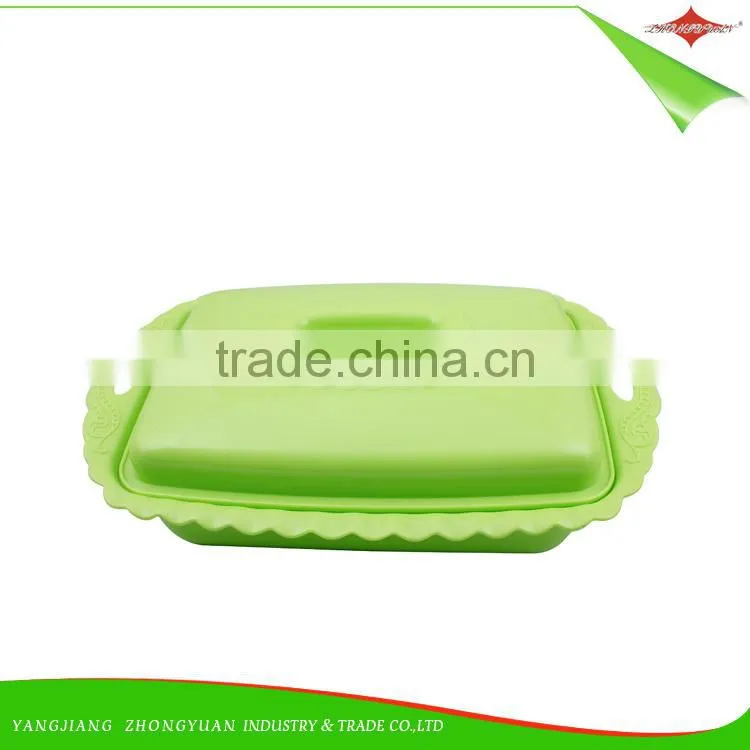 ZY-F3001 practical big size PP fruit bowl vegetable bowl with PP cover