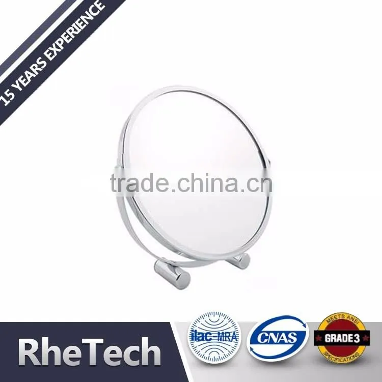 Chrome Finishing Metal 3x Magnification Decorative Desktop Makeup Mirror