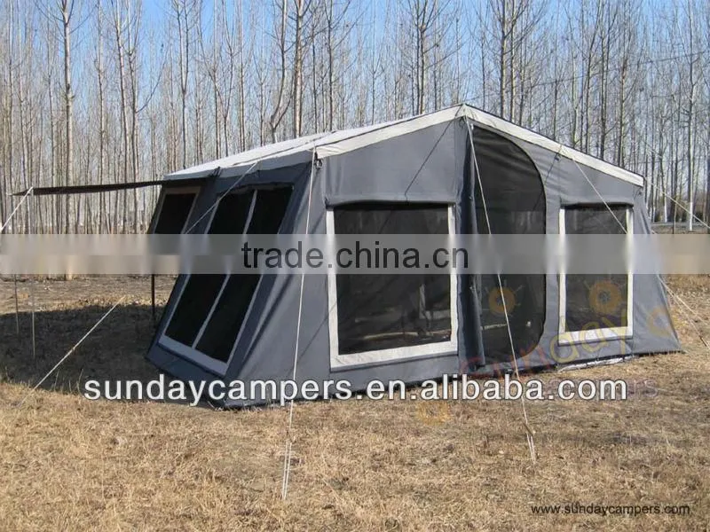 2014 New design 9ft Camper Trailer Tents SC02 with sun room