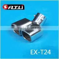 Double Square Stainless steel Flexible Exhause for cars