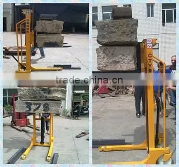 High quality hand forklifts / 2 t 1.6m hydraulic manual hand stacker