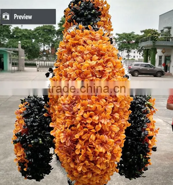 Artificial green topiary grass animal sculpture plant for decoration