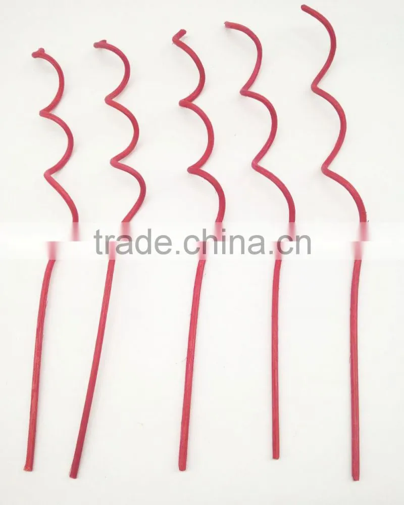 colored curving reed sticks for liquid diffuser aroma reed diffuser