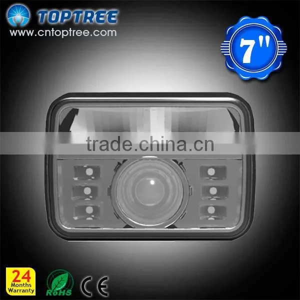 7inch ECE R112 landrover defender led headlamp 5x7 led headlight