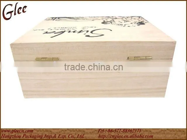 Eco-Friendly Wood Tea Bags Box