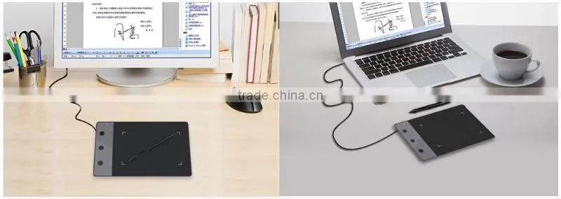 2015 Newest Style Cheapest Huion H420 Anime Maker Graphic Tablet Drawing Pen Signature Pad USB Interface