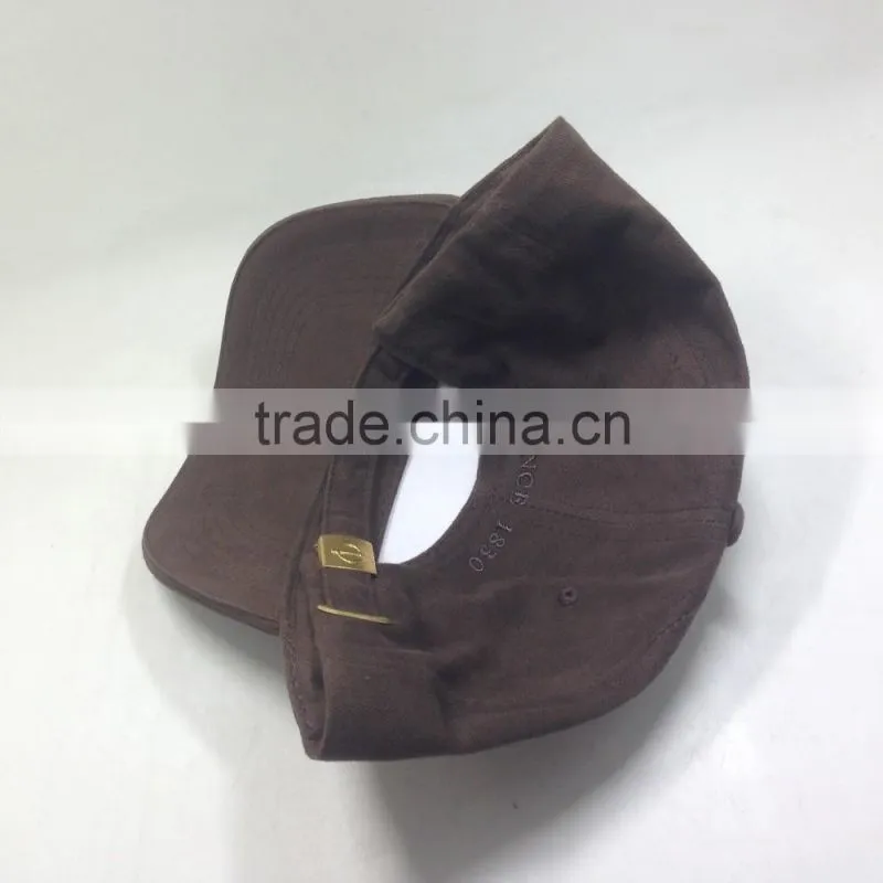 Heavy Brushed Cotton Cap Custom Embossed Buckle Sport Hat