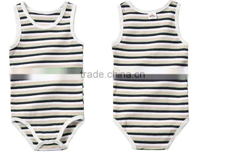 100% cotton no sleeves baby boy rompers wholesale