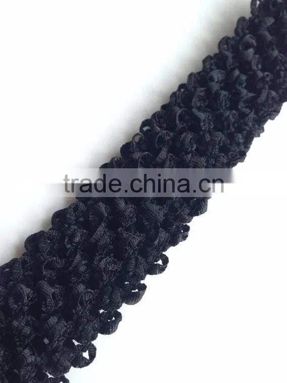 New arriven Wholesale Baby handmade Elastic Crochet Headbands,Baby Crochet Headbands wholesale price