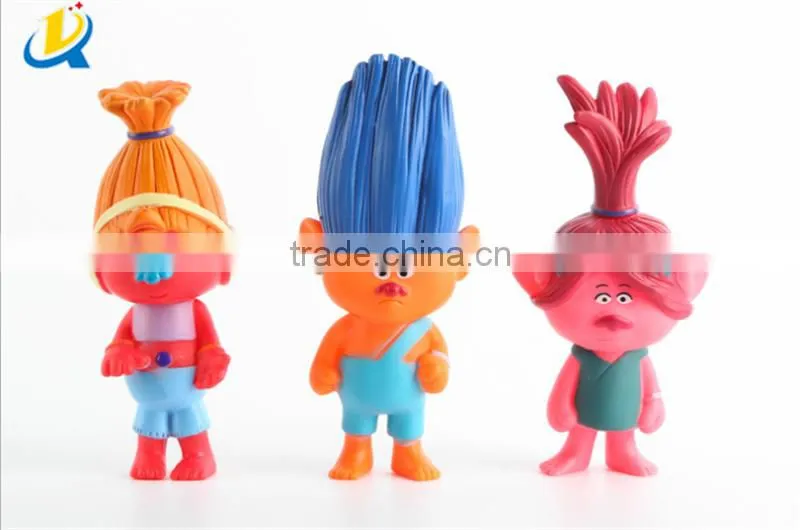 popular hairy little troll doll figure trolls pen topper gift for kids toy