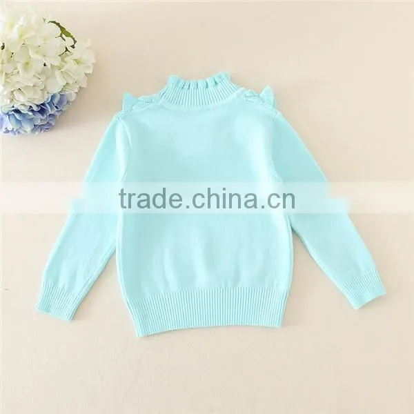 knitting pure plain colors kid sweater in-stock sweater fabric sweater for babies/tollderls/infants