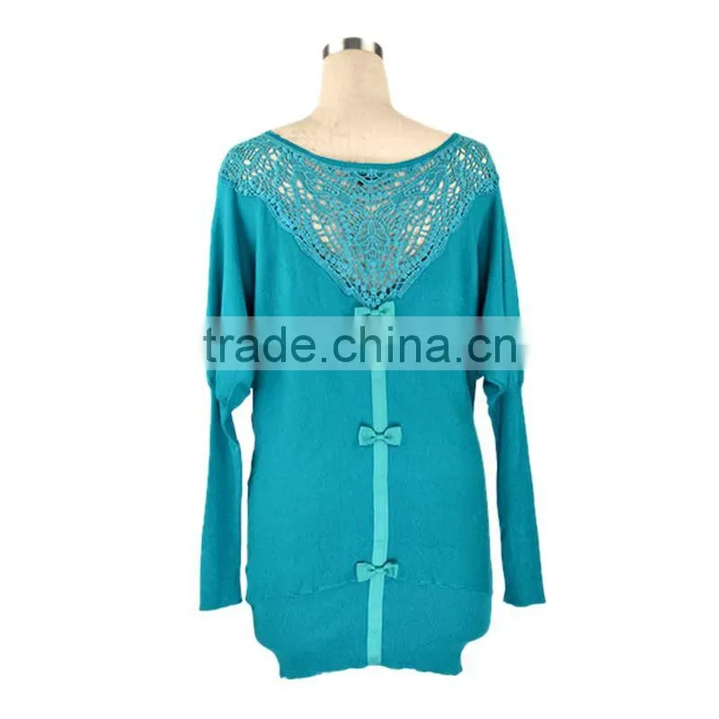 2014 Direct factory sale ladies fashion knitwear