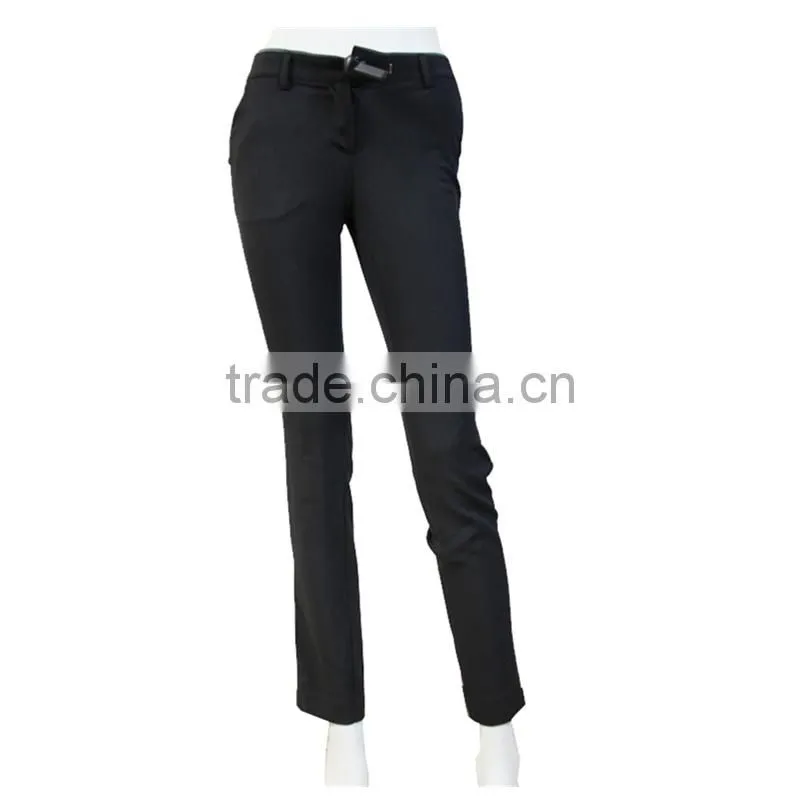 2014 new design women's pants slim fit custom made pants